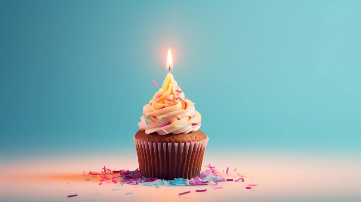 Birthday cupcake
