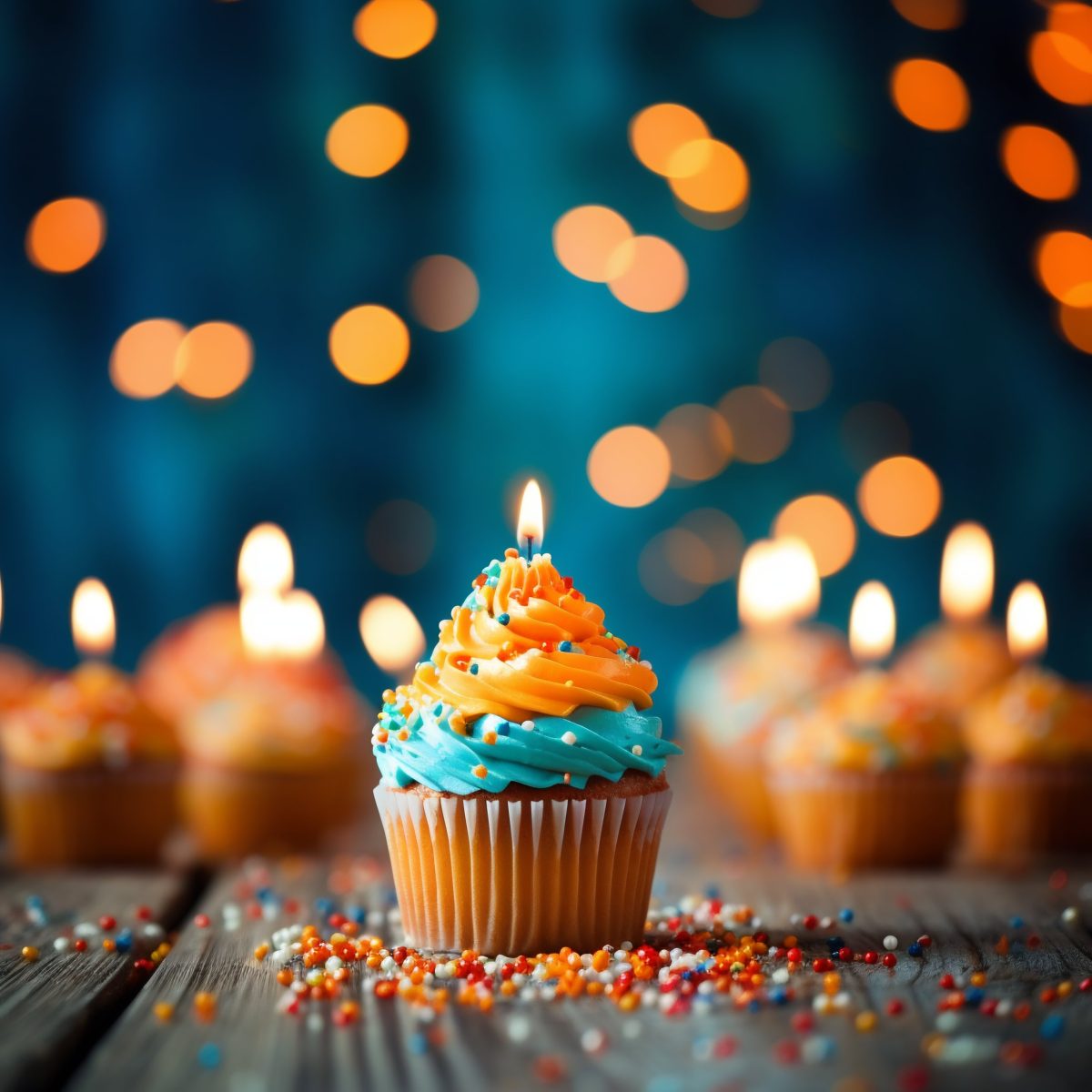 Birthday cupcake