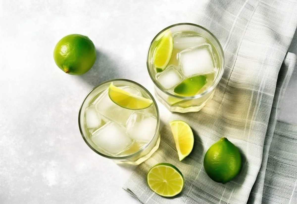 Caipirinha top view