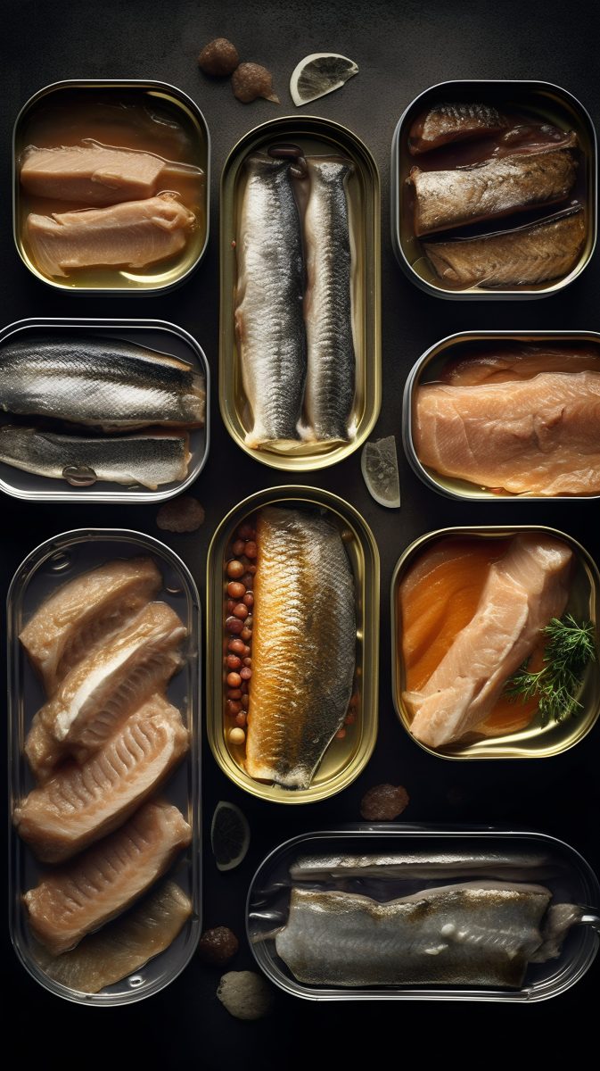 Cans of fish