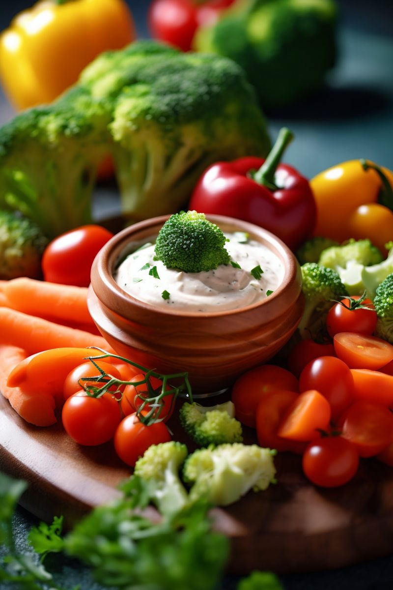 Cheese dip with broccoli