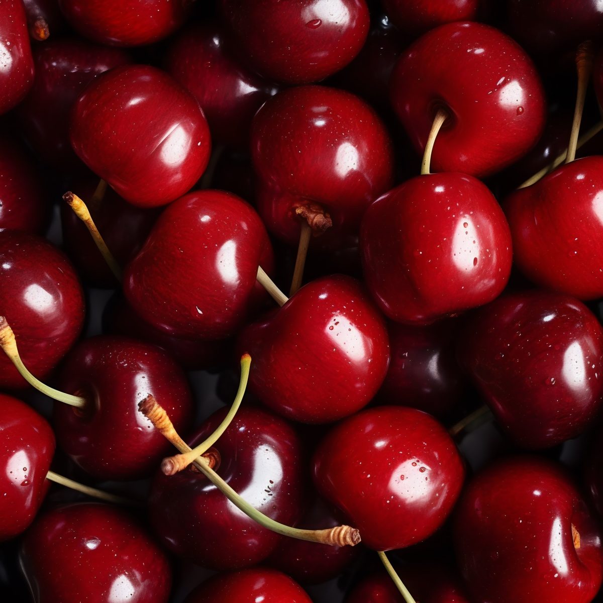 Cherries full-frame background