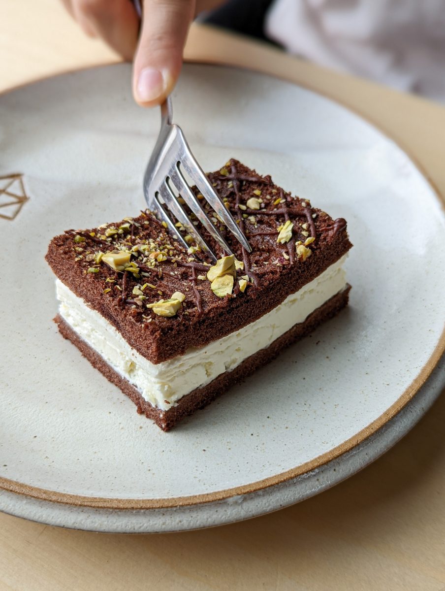 Chocolate curd cake