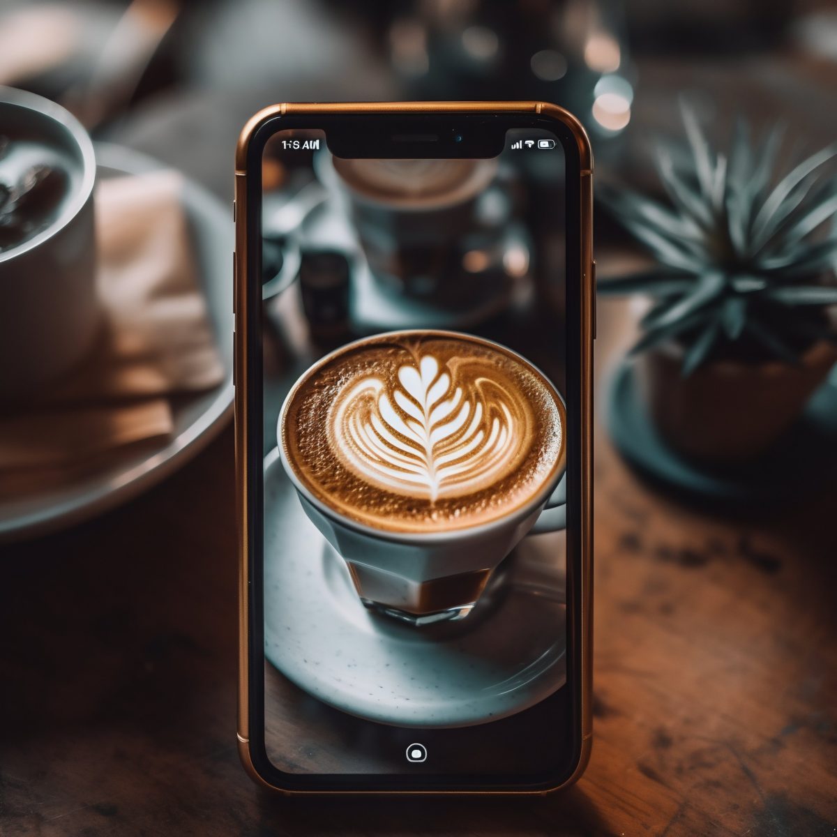 Coffee mobile photo