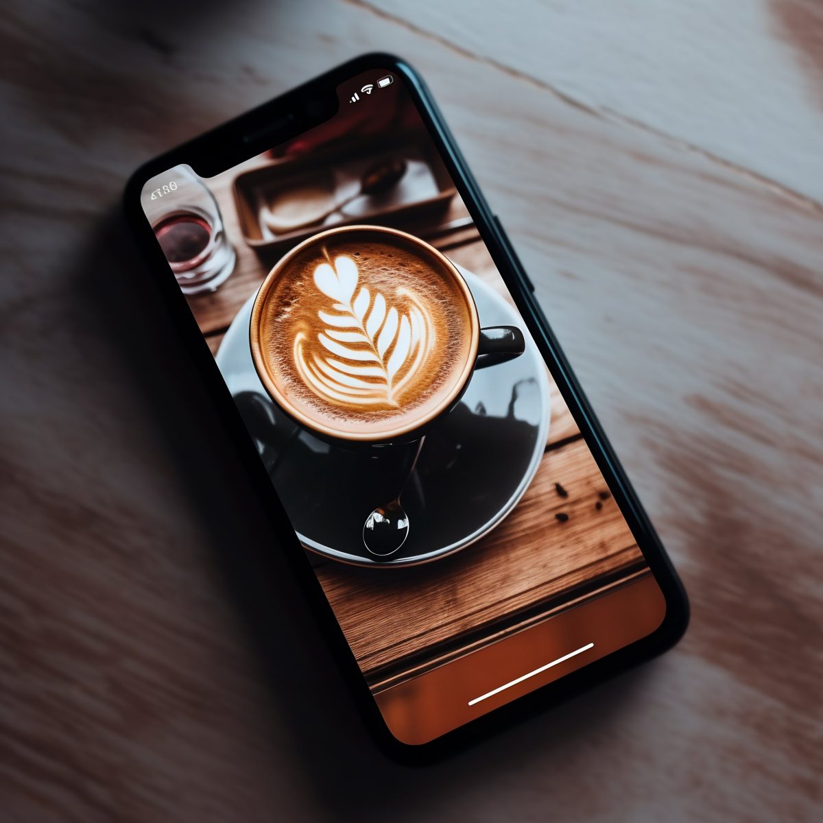 Coffee mobile photography