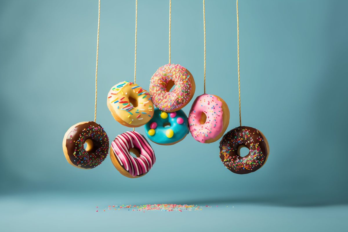 Colorful donuts