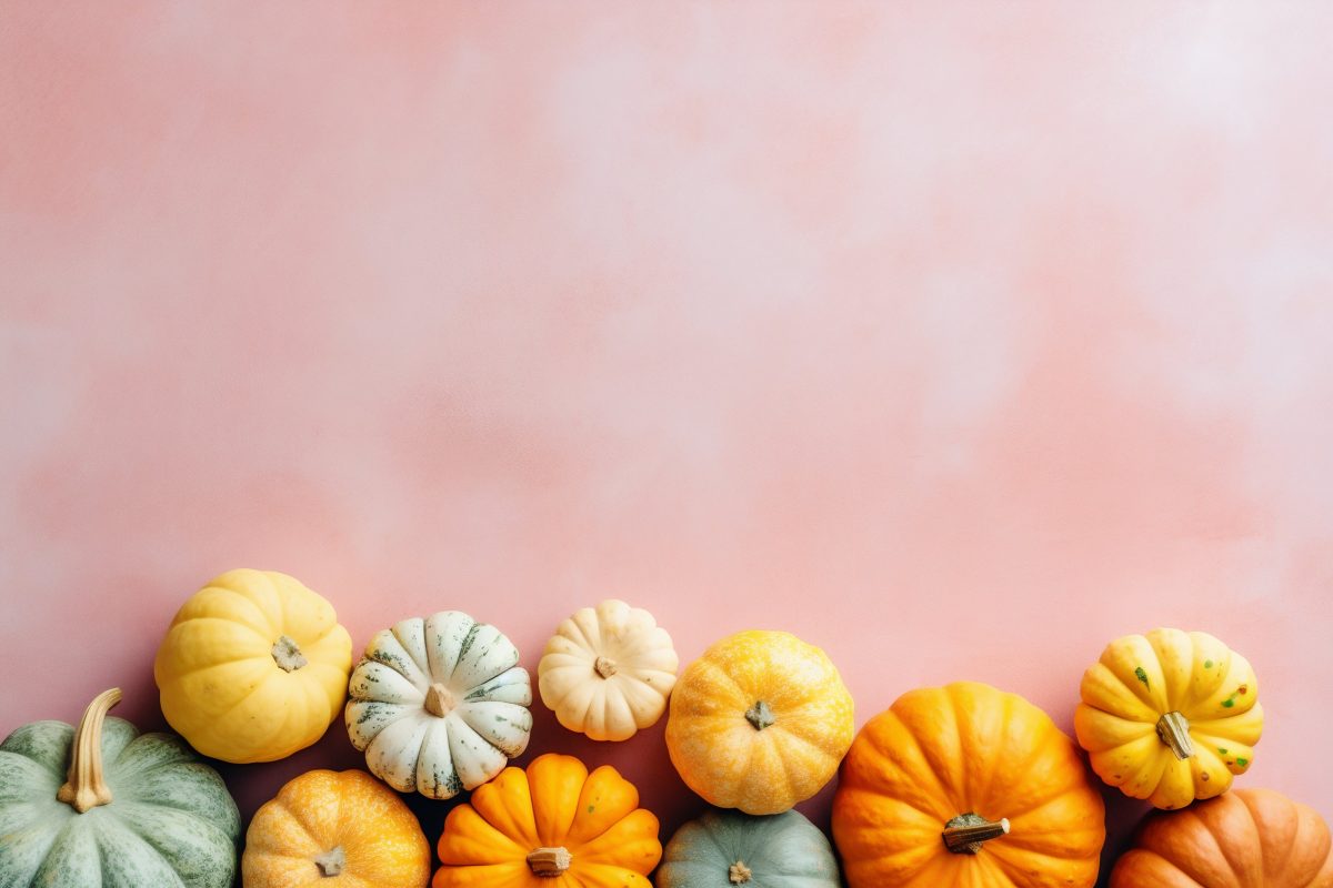 Colorful pumpkins