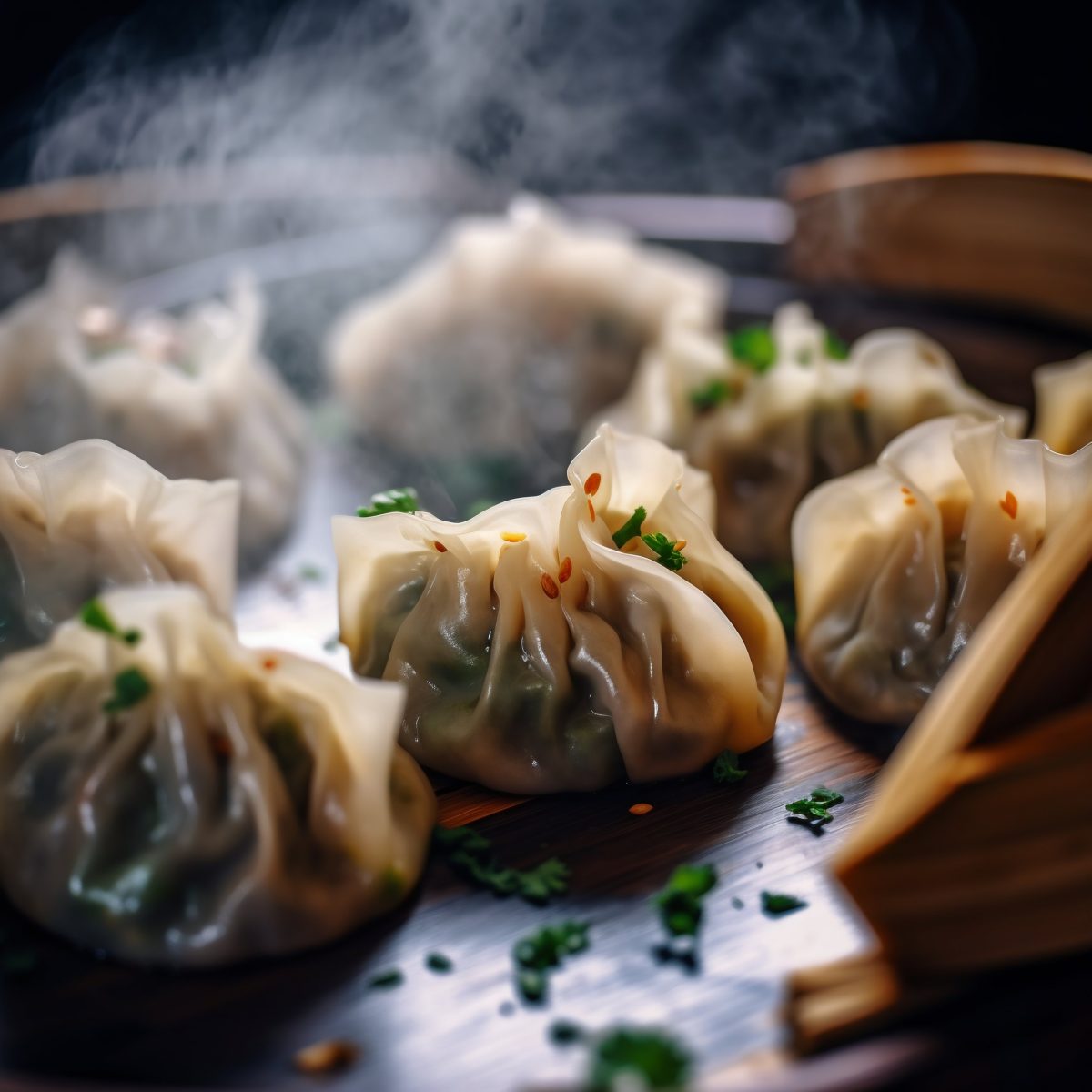 Dim sum dumplings