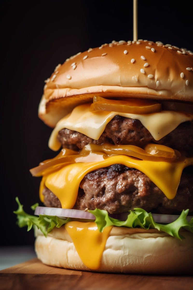 Double cheeseburger