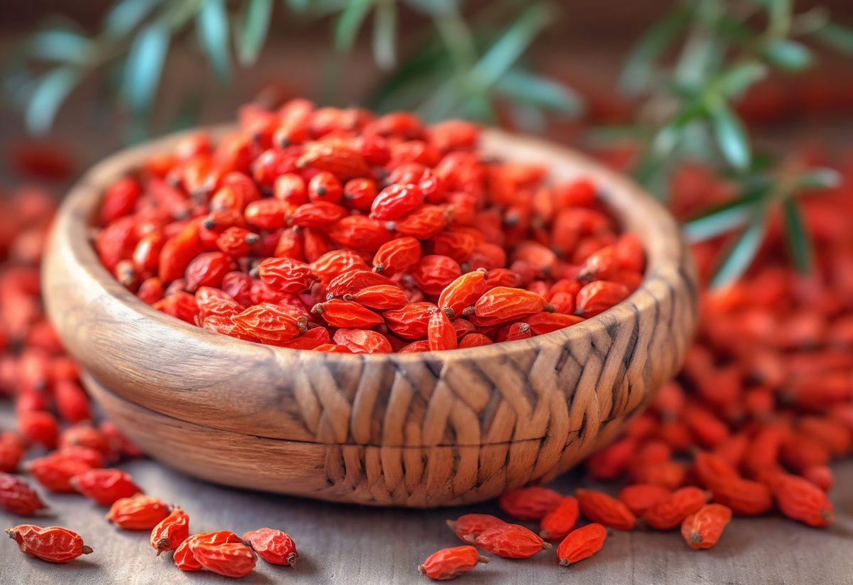 Dried goji berries