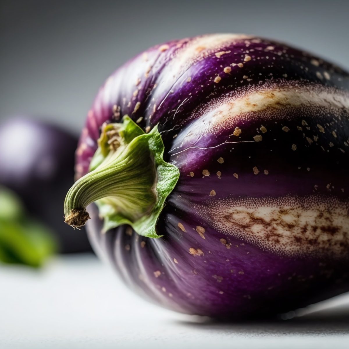 Eggplant macro shot