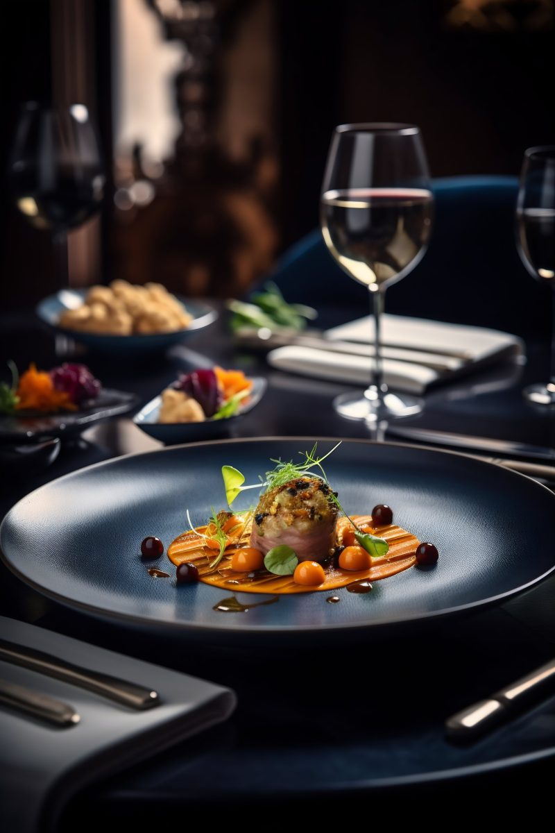 Fine dining experience in a Michelin restaurant