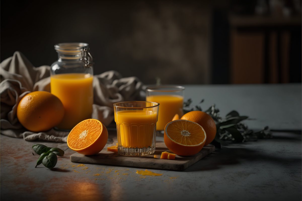 Fresh orange juice