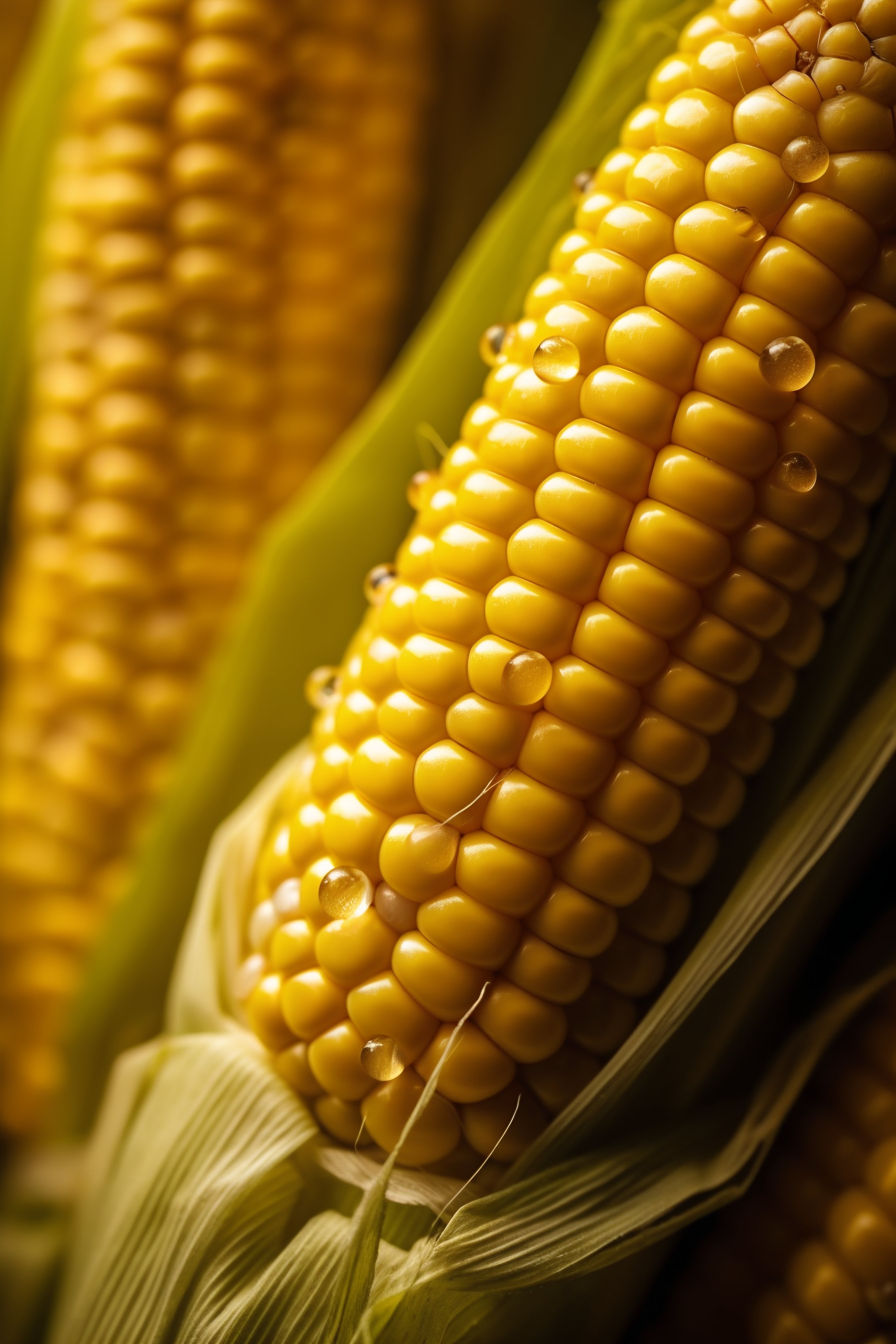 Freshly Harvested Corn on the Cob