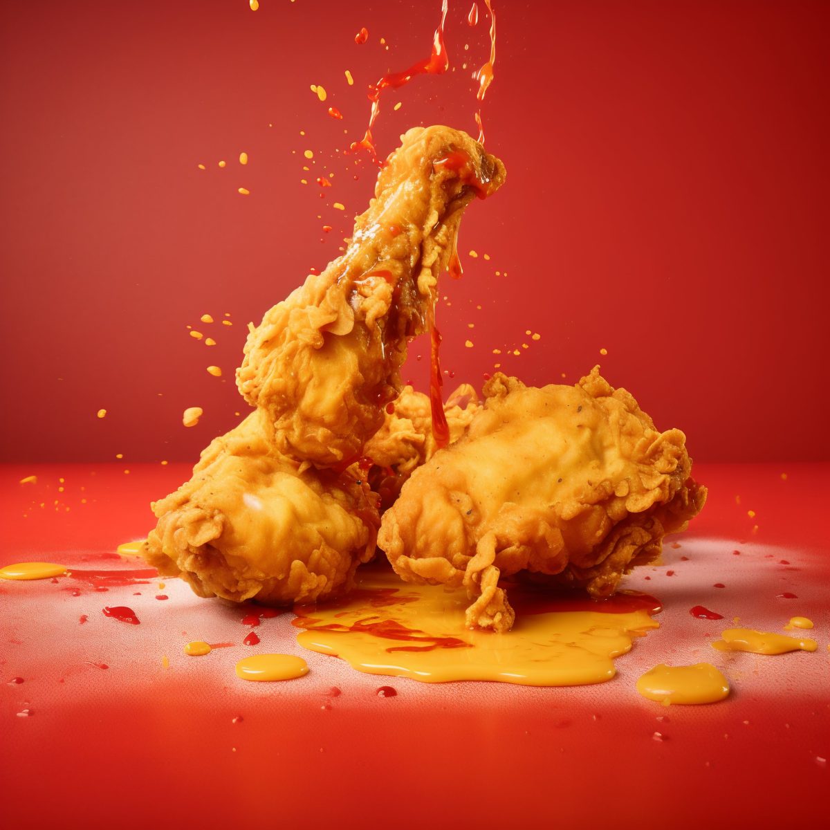 Fried chicken commercial
