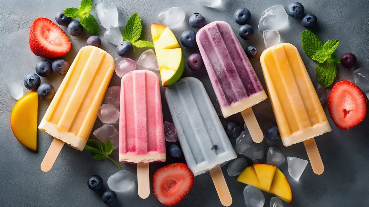 Fruit popsicles