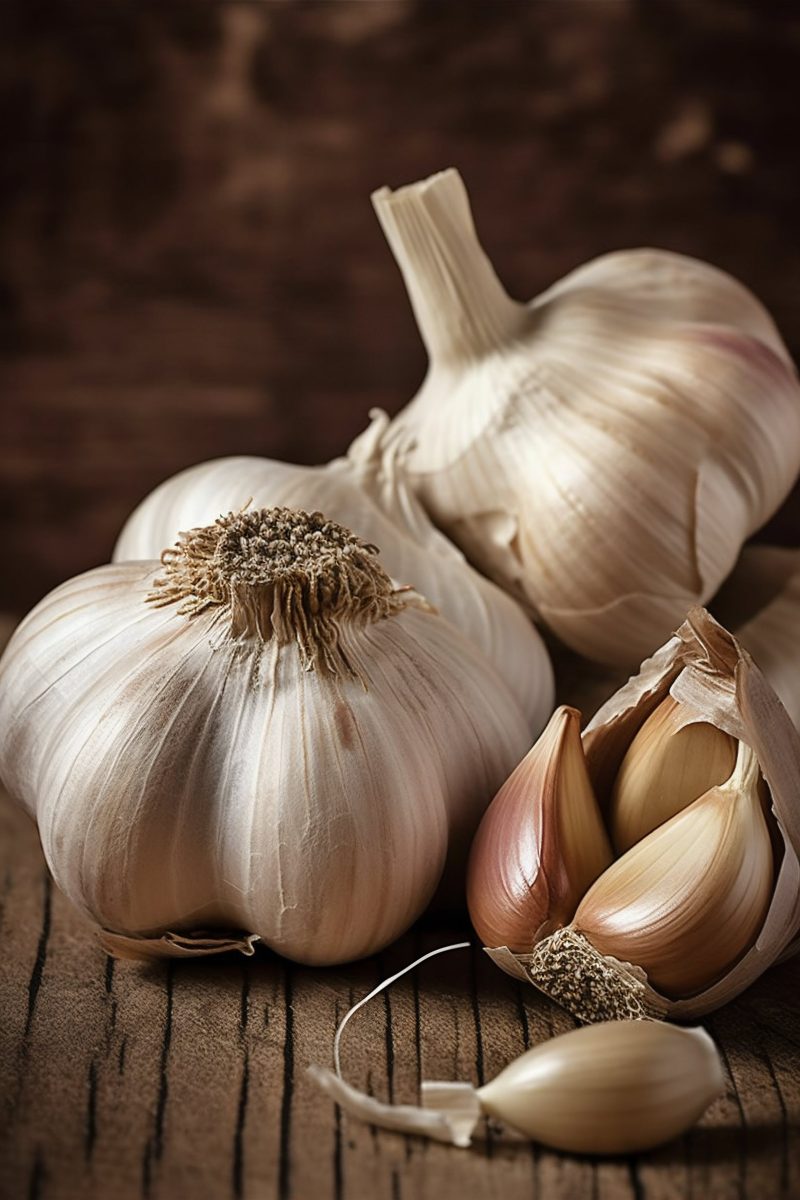 Garlic cloves detail