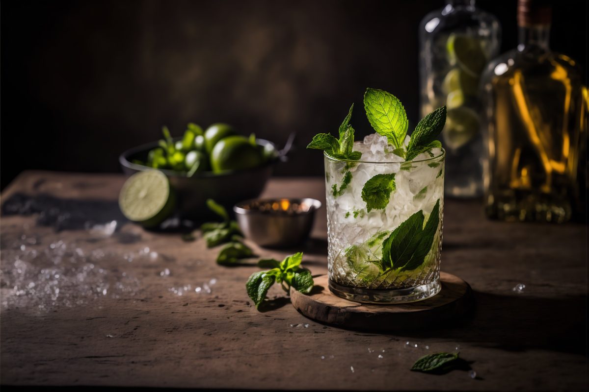 Glass of mojito