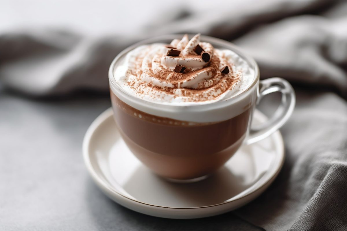 Hot chocolate with cinnamon