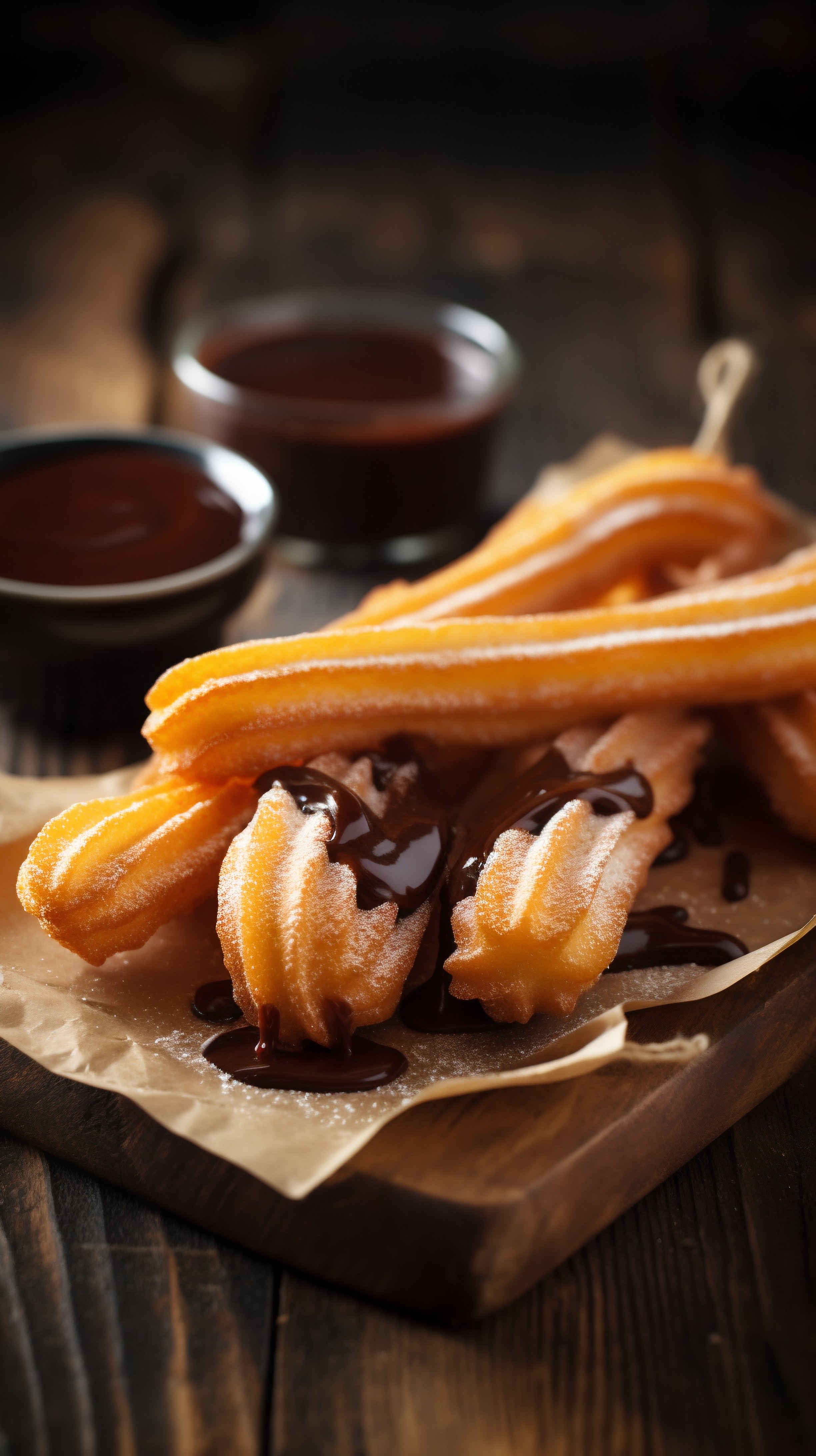 Indulgent Churros with Rich Chocolate Sauce