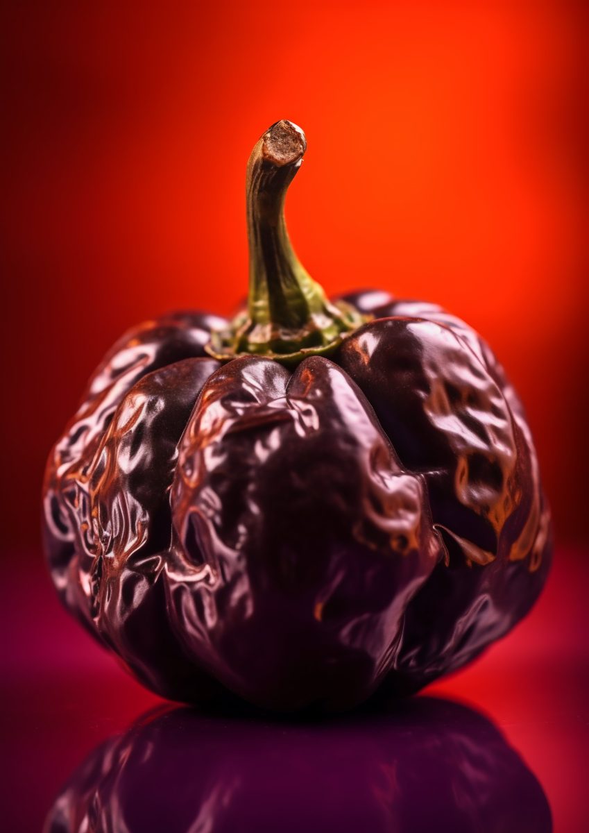 Dried Habanero chili pepper