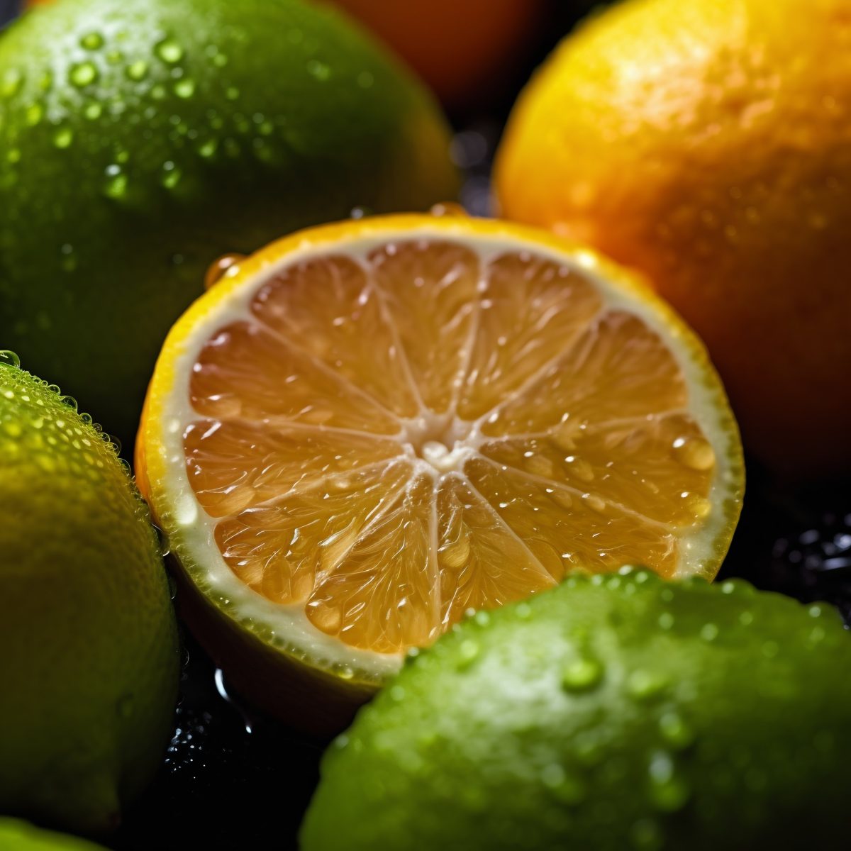 Lemon close-up