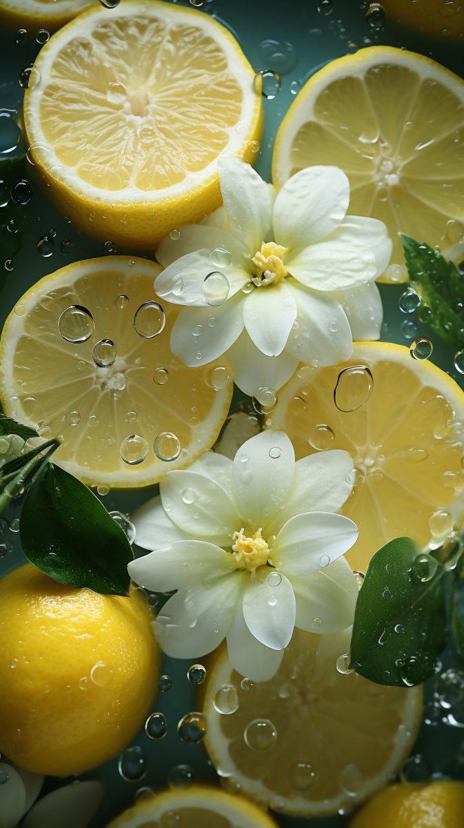 Lemons underwater