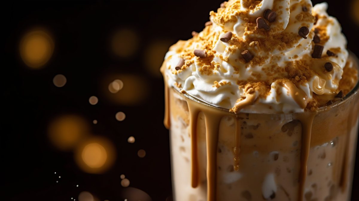 Milkshake with cream