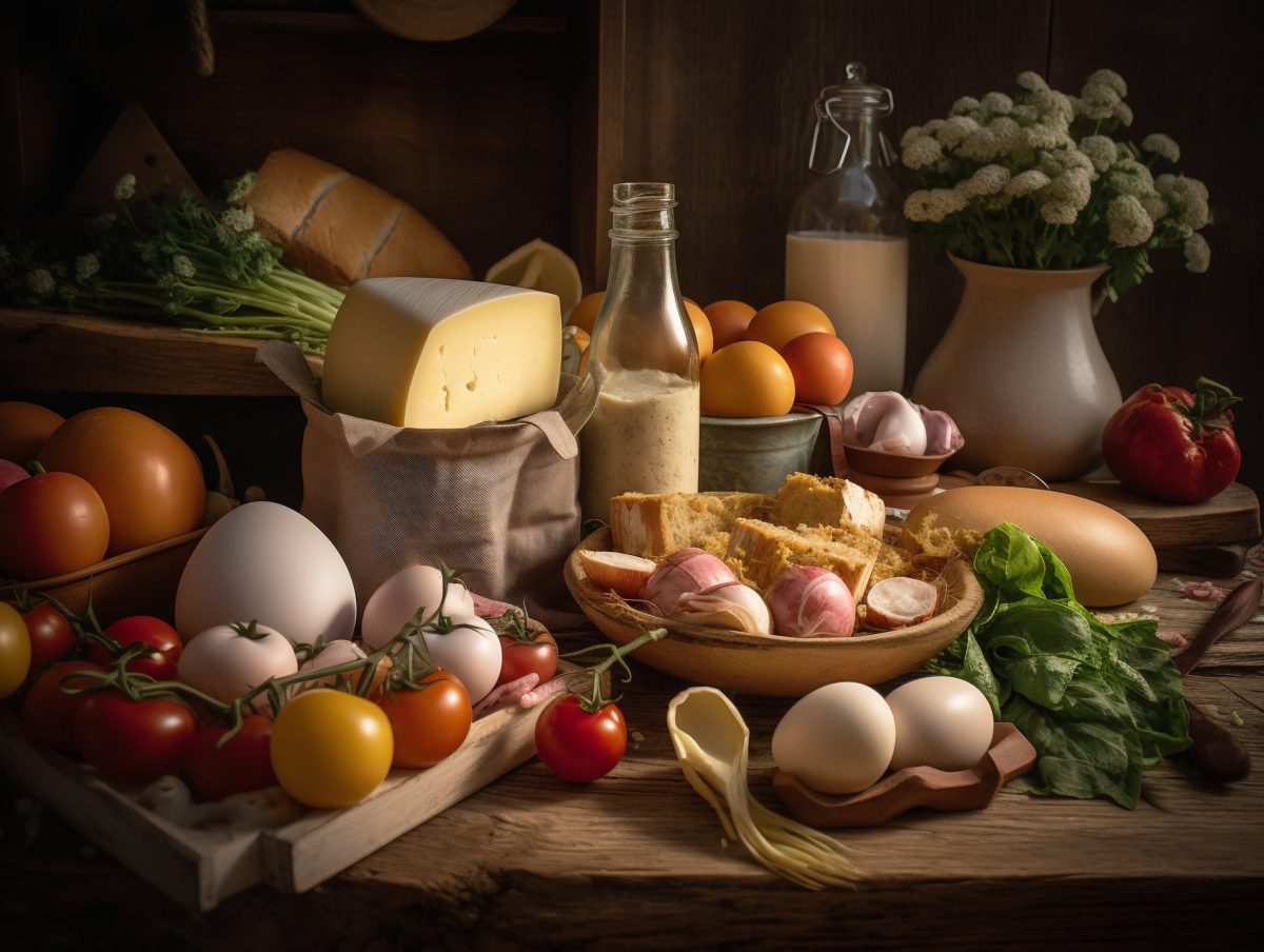Organic farm produce