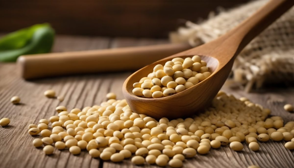 Dried soybeans