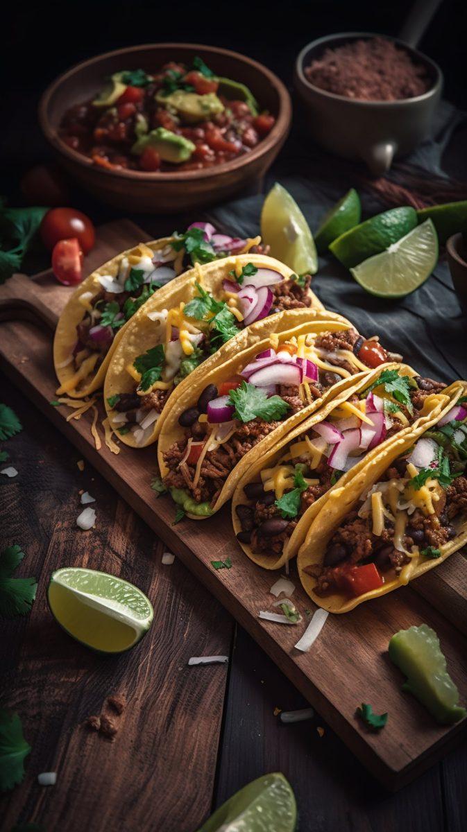 Meat tacos