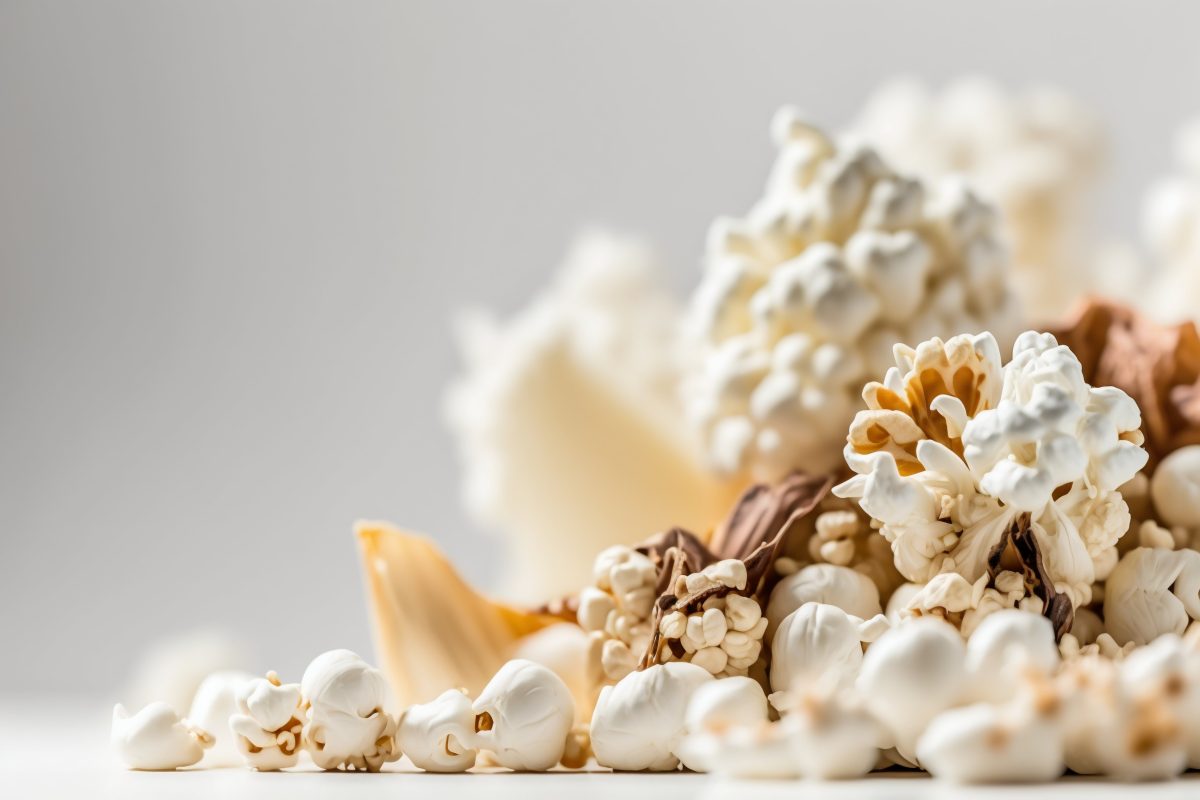 Popcorn macro shot