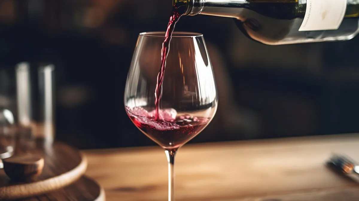 Pouring wine
