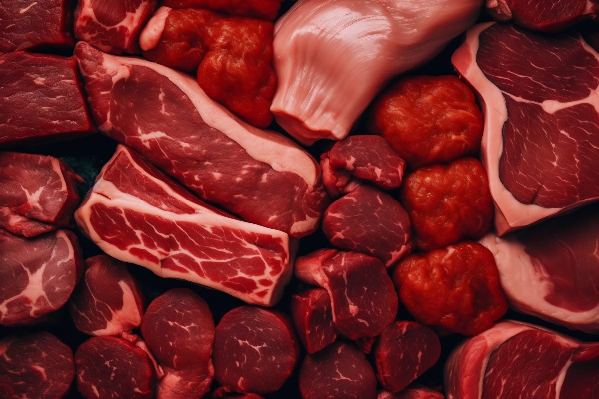 Raw beef meat full-frame