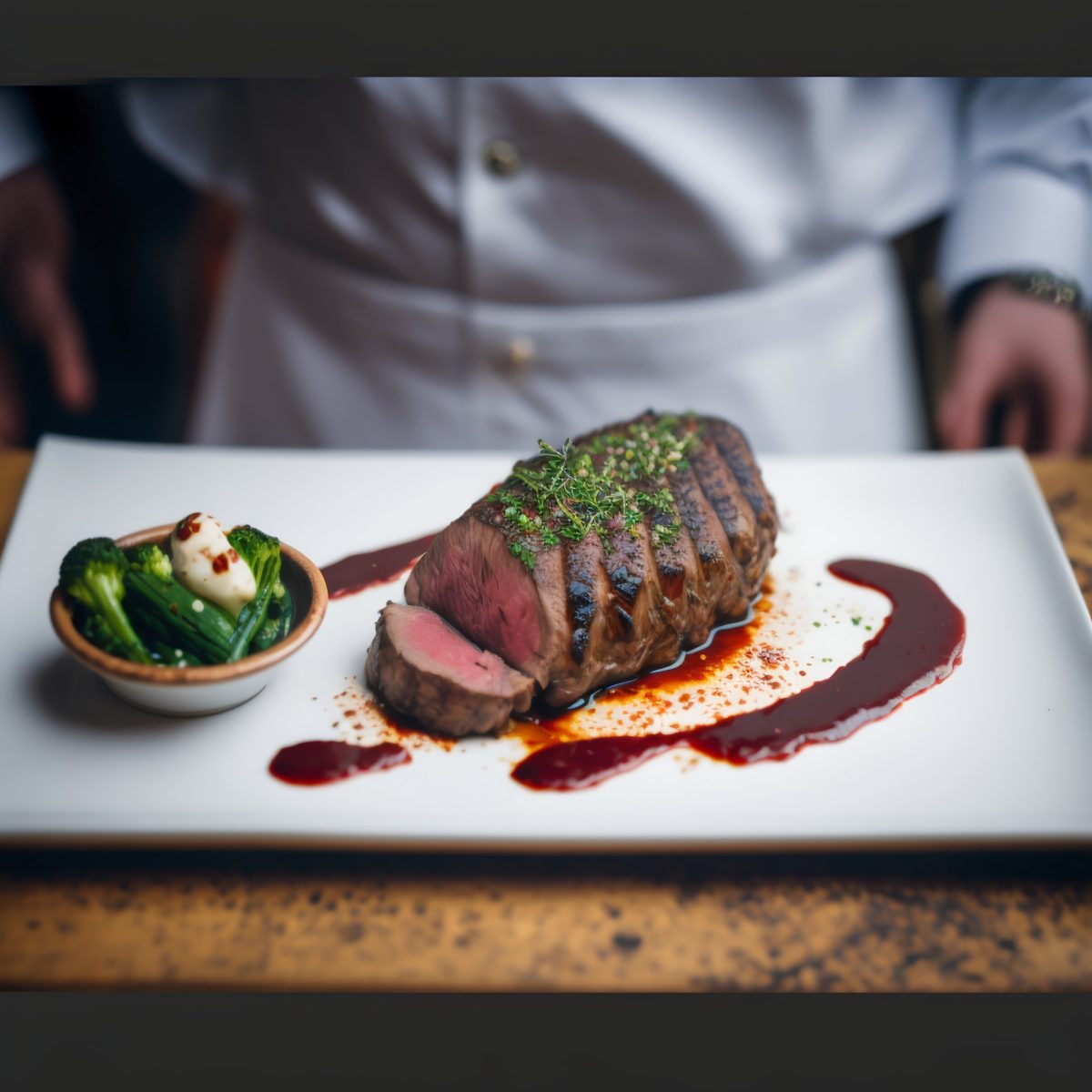 Roasted beef