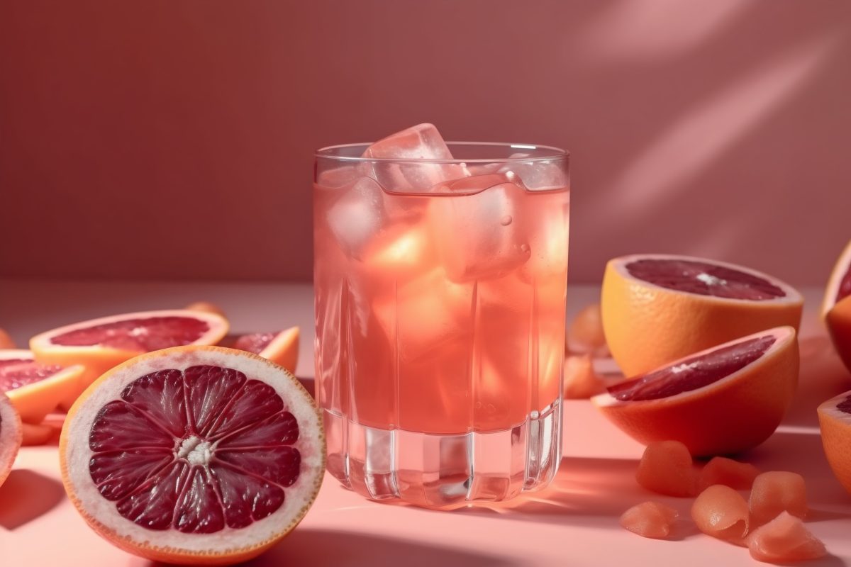 Summer grapefruit cocktail