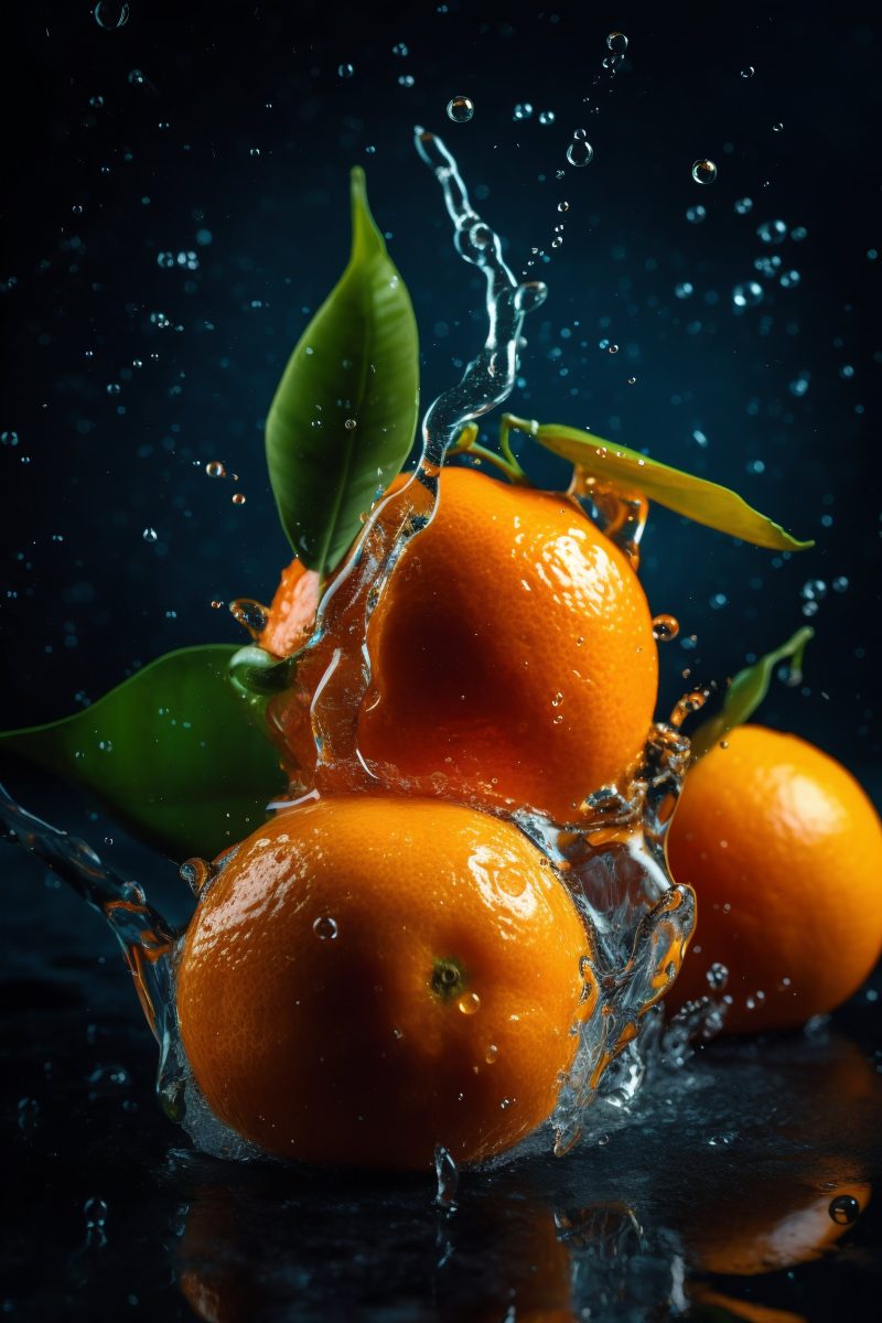 Tangerine splash