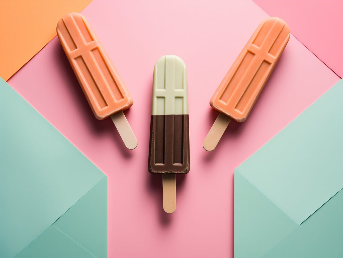 Three popsicles