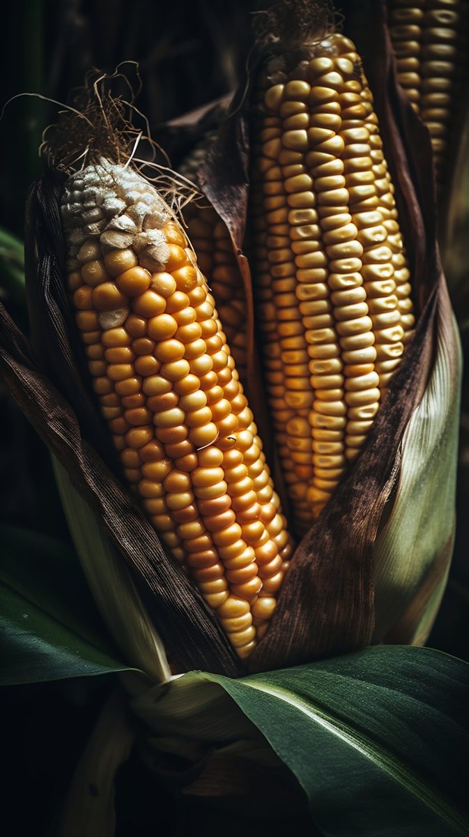 Two golden corns