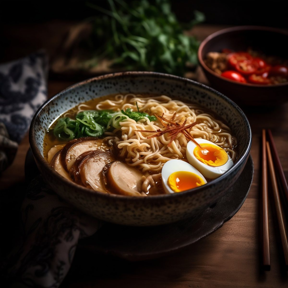Udon close-up