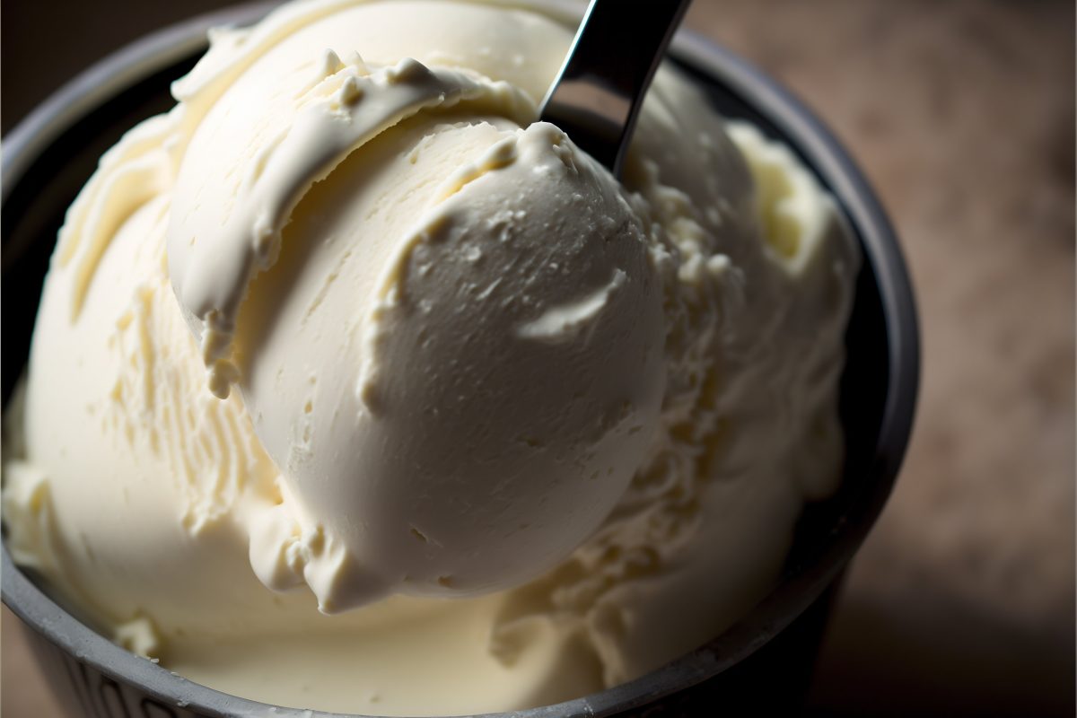 Vanilla ice cream