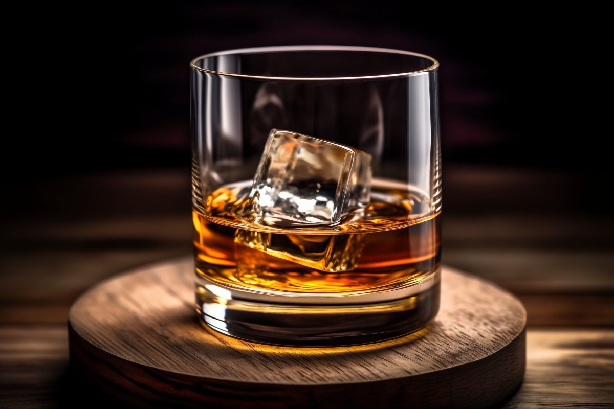 Whiskey lowball glass