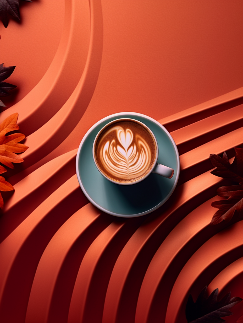 Aromatic Coffee with Beautiful Latte Art