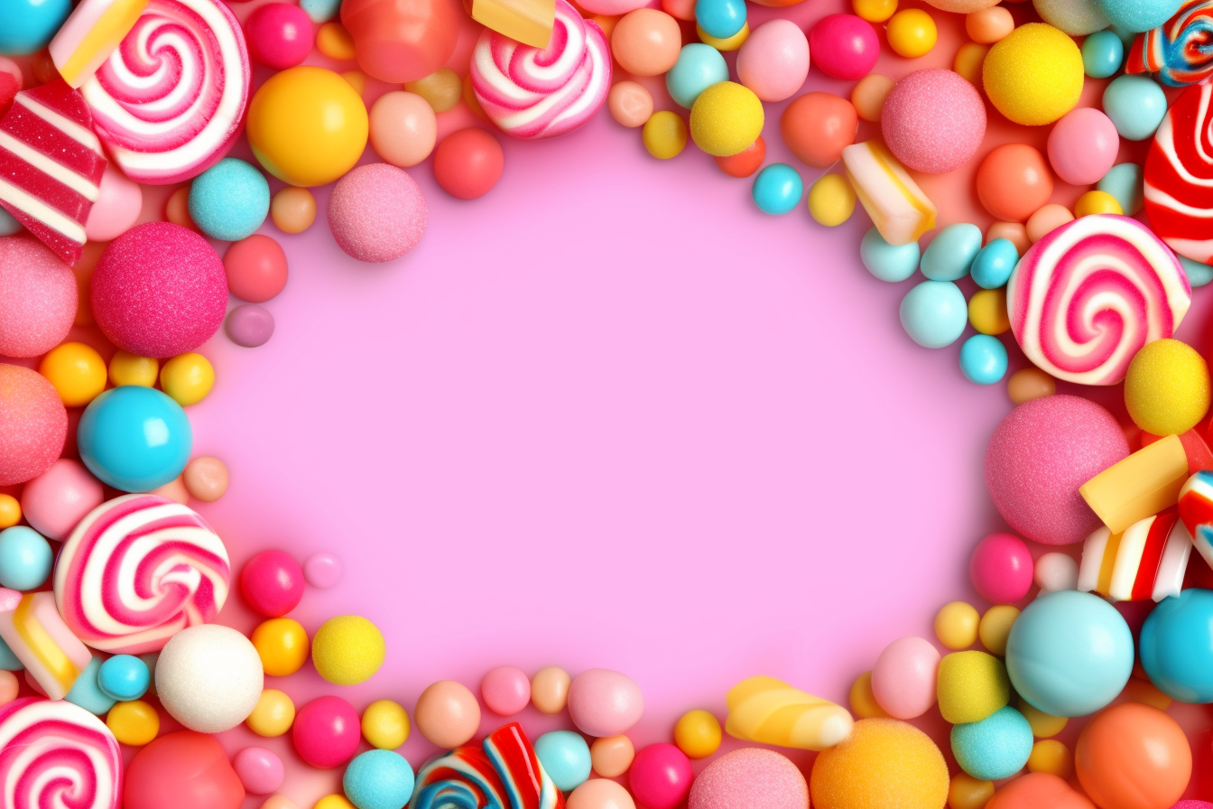 Colorful Candy Wonderland for Sweet Treat Lovers