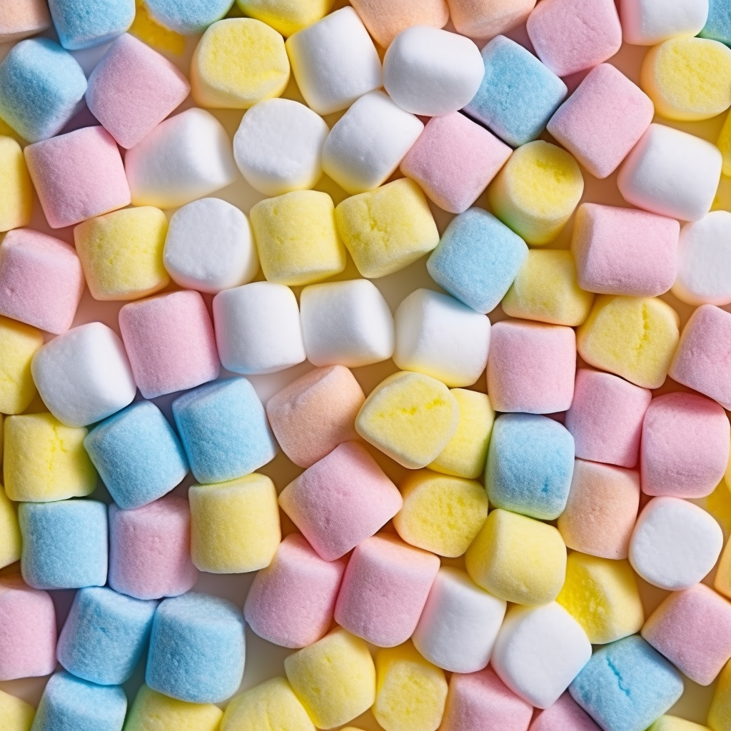 ** Colorful Mini Marshmallows for Sweet Treats