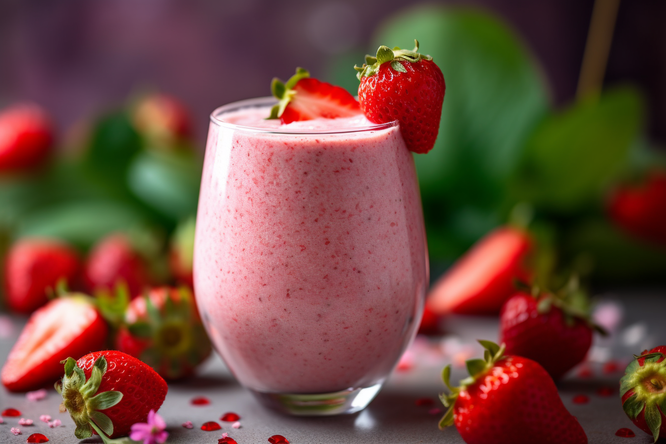 Creamy Strawberry Smoothie Delight