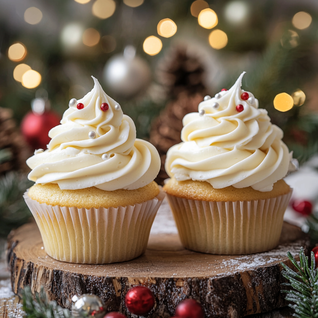 Festive Vanilla Cupcakes Perfect for Celebrations
