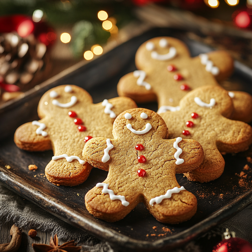 Gingerbread Men Cookies for Festive Celebrations