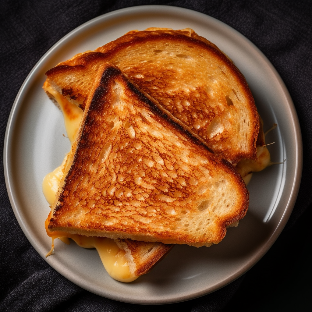 Golden Brown Grilled Cheese Sandwich Delight
