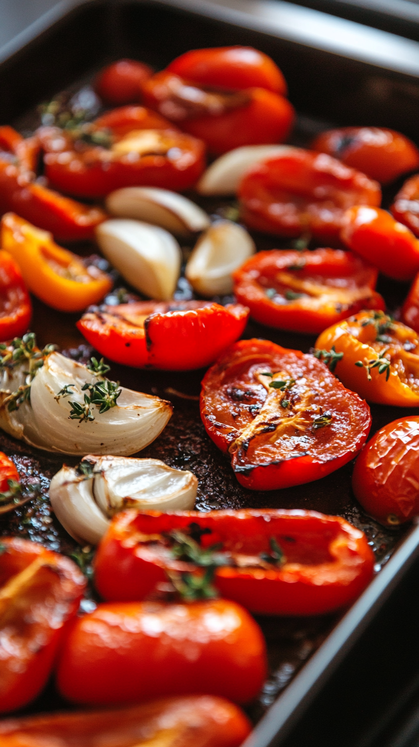 Roasted Tomatoes and Garlic: A Flavorful Delight